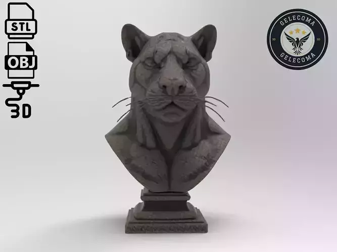 Panther Animal 3d Printing