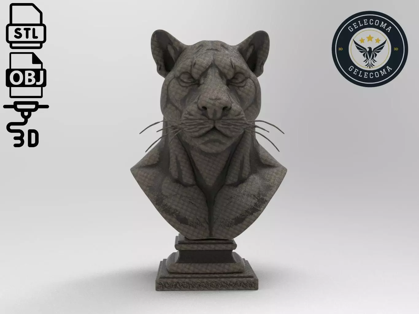 Panther Animal 3d Printing 3D print model_0