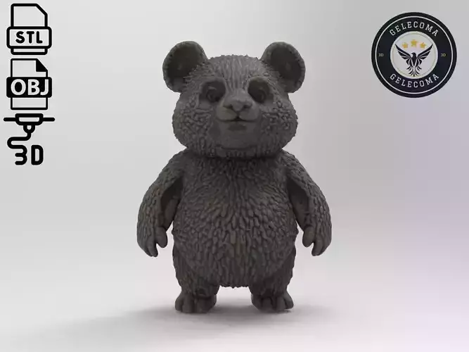 Panda Animal 3d Printing