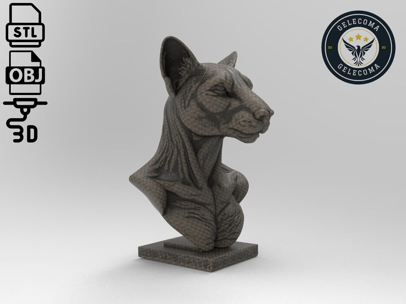 Ocelot Animal 3d Printing 3D print model_2
