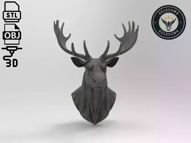 Moose Animal 3d Printing