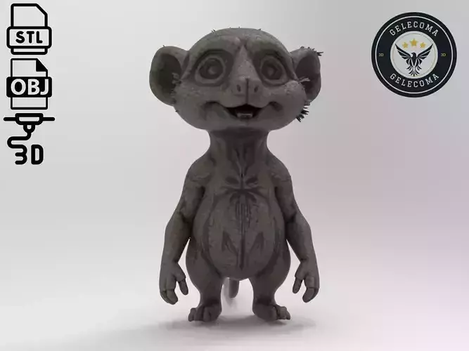 Meerkat Animal 3d Printing 3D print model
