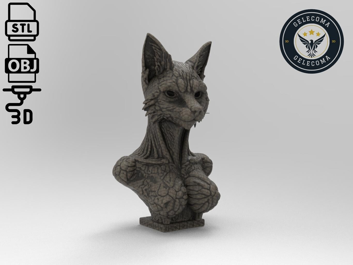 Lynx Animal 3d Printing 3D print model_2