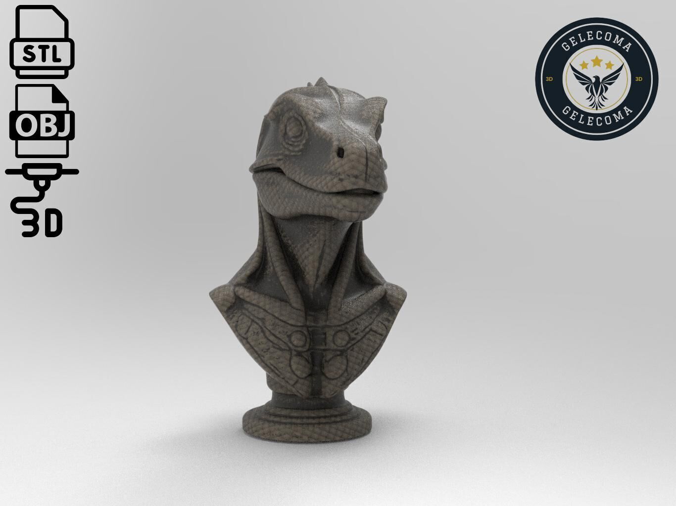 Lizard Animal 3d Printing 3D print model_2
