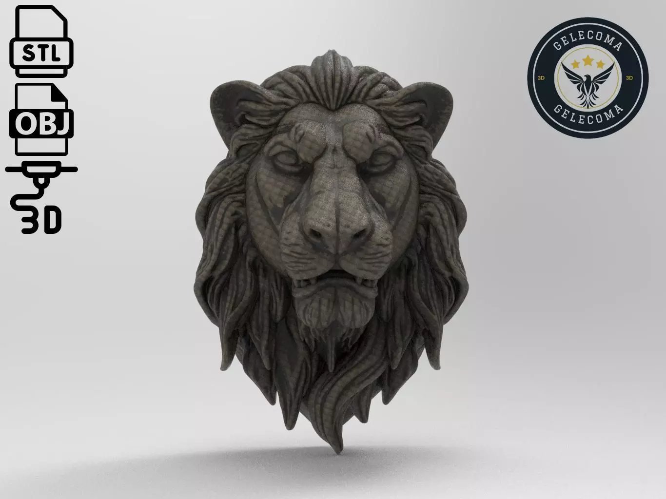 Lion Animal 3d Printing 3D print model_0