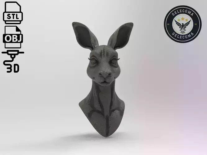Kangaroo Animal 3d Printing