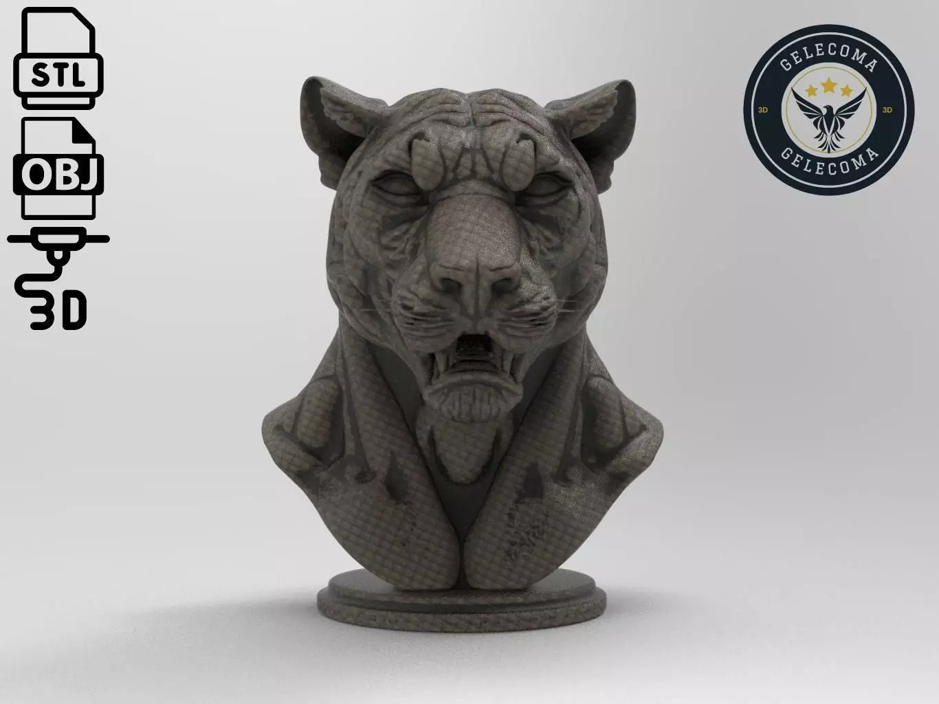 Jaguar Animal 3d Printing 3D print model_0