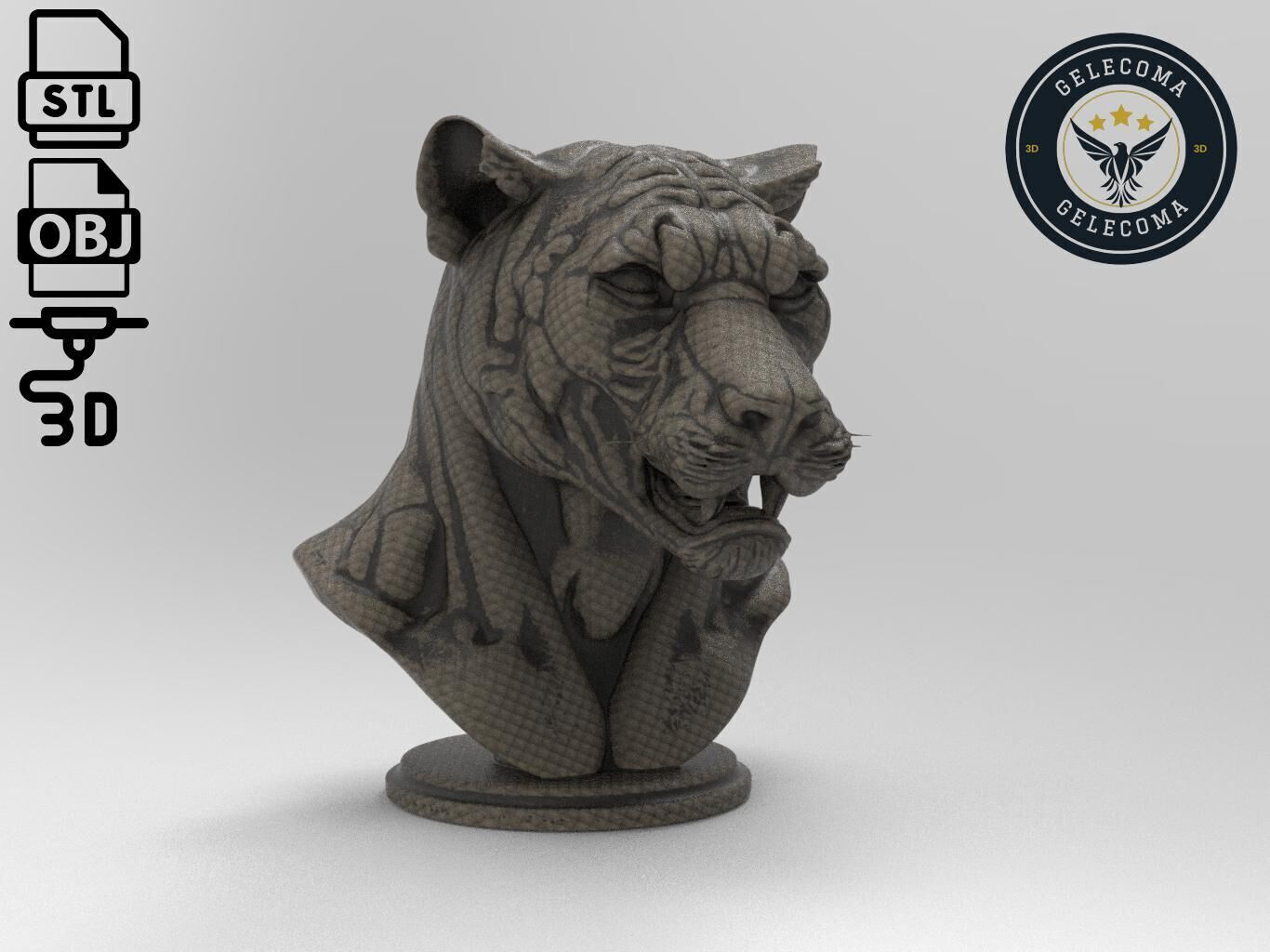 Jaguar Animal 3d Printing 3D print model_2