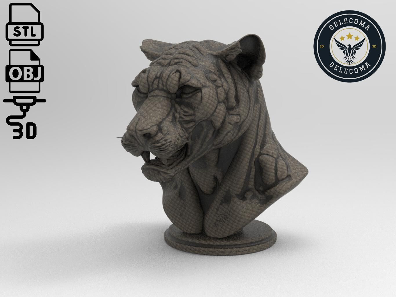 Jaguar Animal 3d Printing 3D print model_1