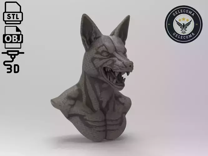 Jackal Animal 3d Printing