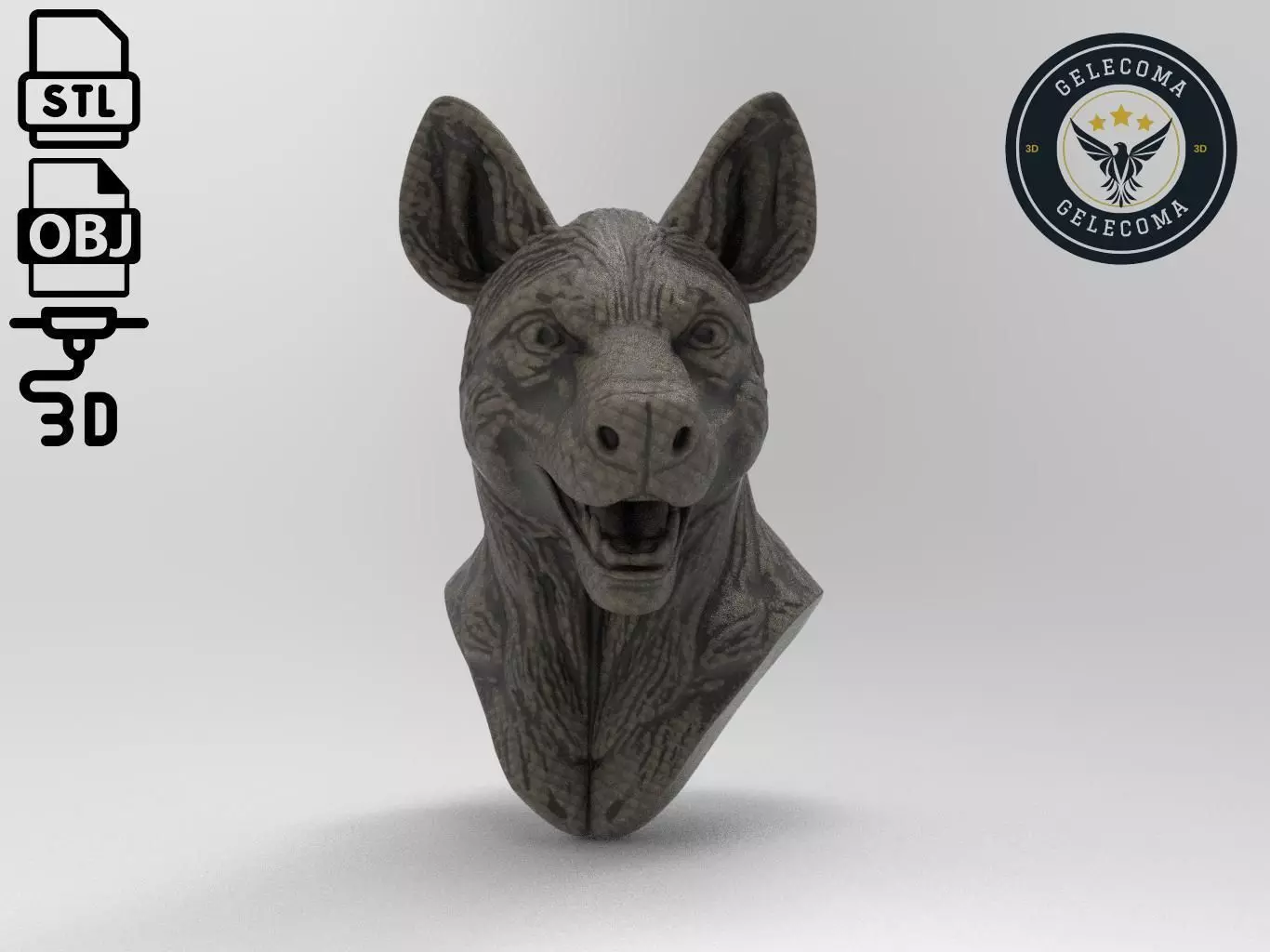 Hyena Animal 3d Printing 3D print model_0