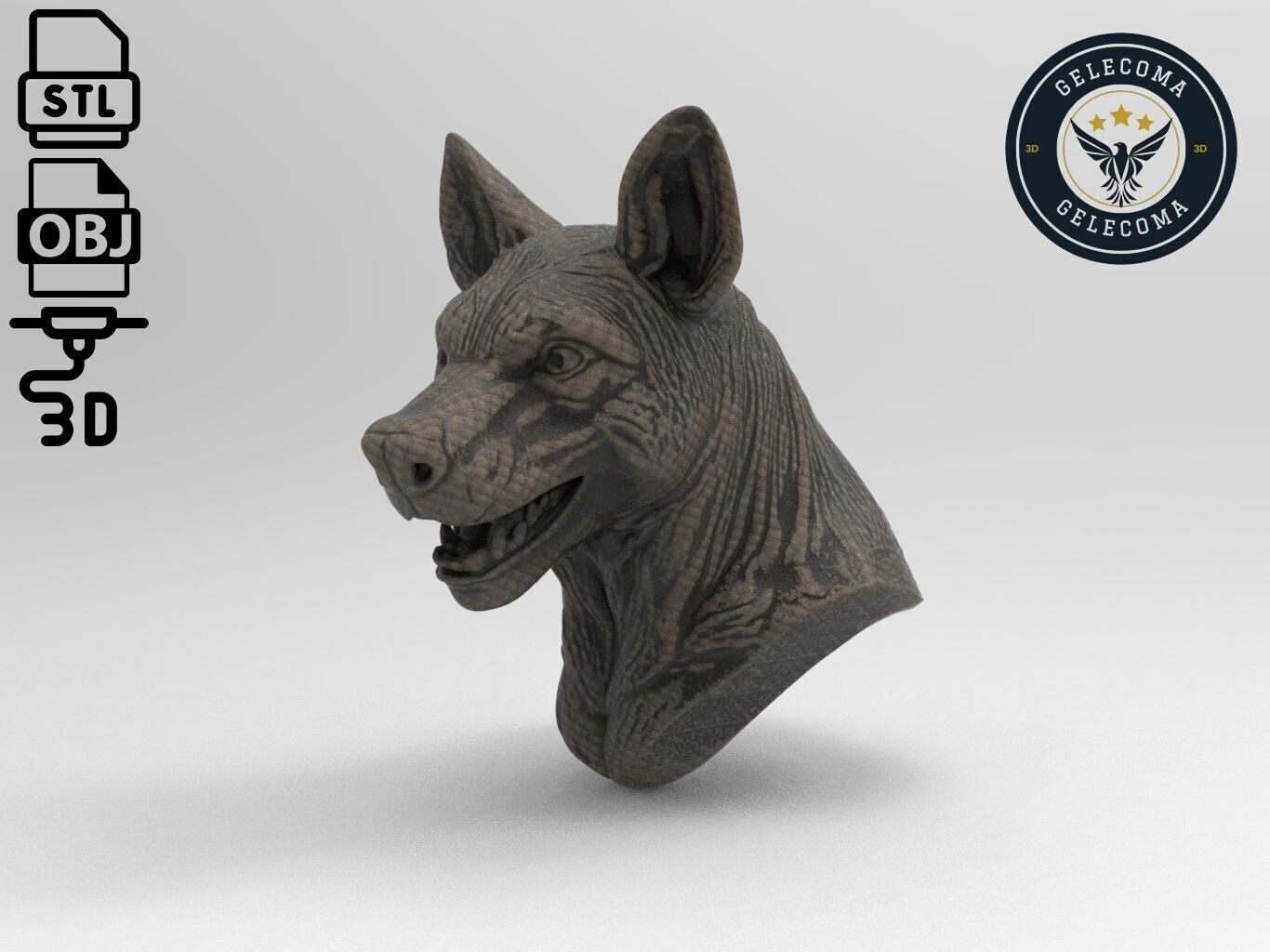 Hyena Animal 3d Printing 3D print model_1