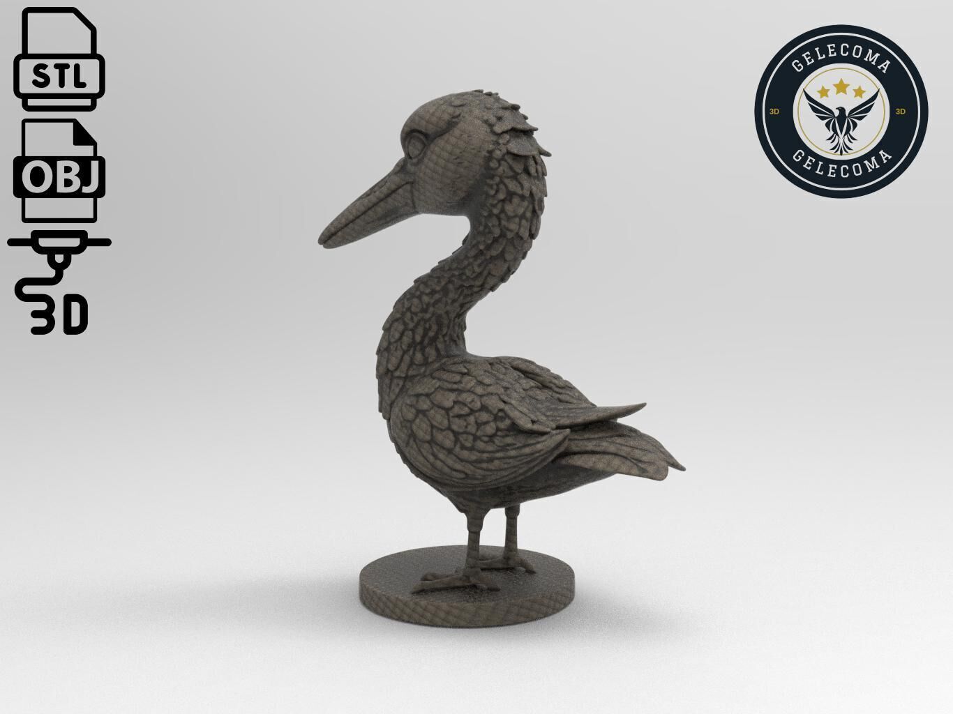 Heron Animal 3d Printing 3D print model_1