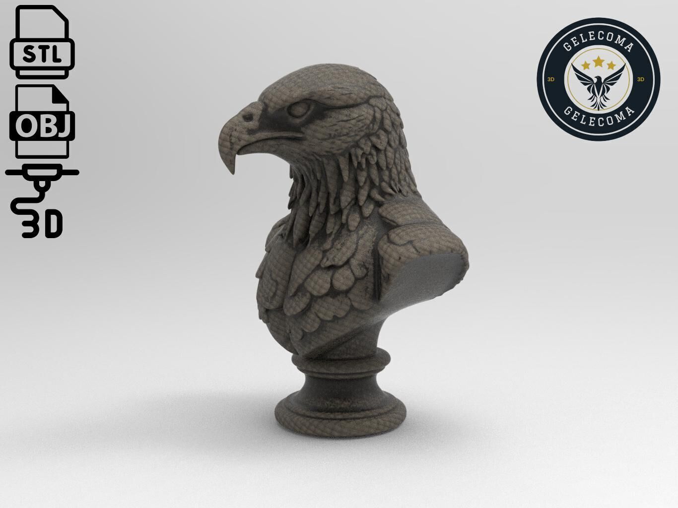 Hawk Animal 3d Printing 3D print model_1