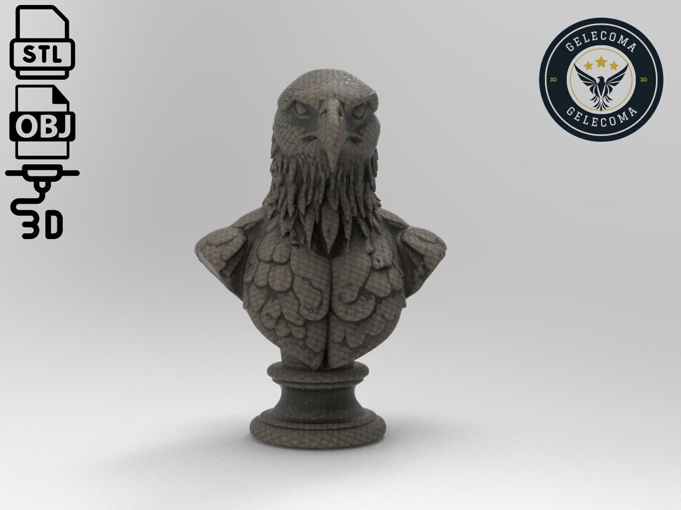 Hawk Animal 3d Printing 3D print model_2