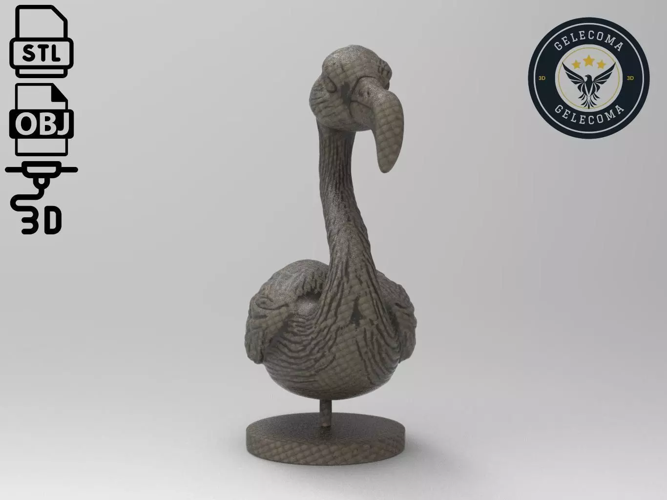 Flamingo Animal 3d Printing 3D print model_0