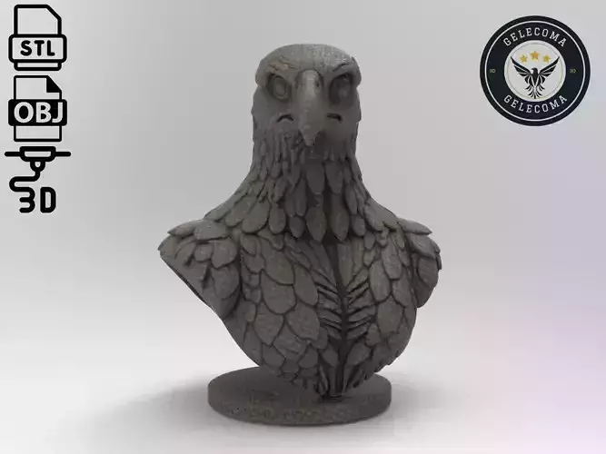 Falcon Animal 3d Printing