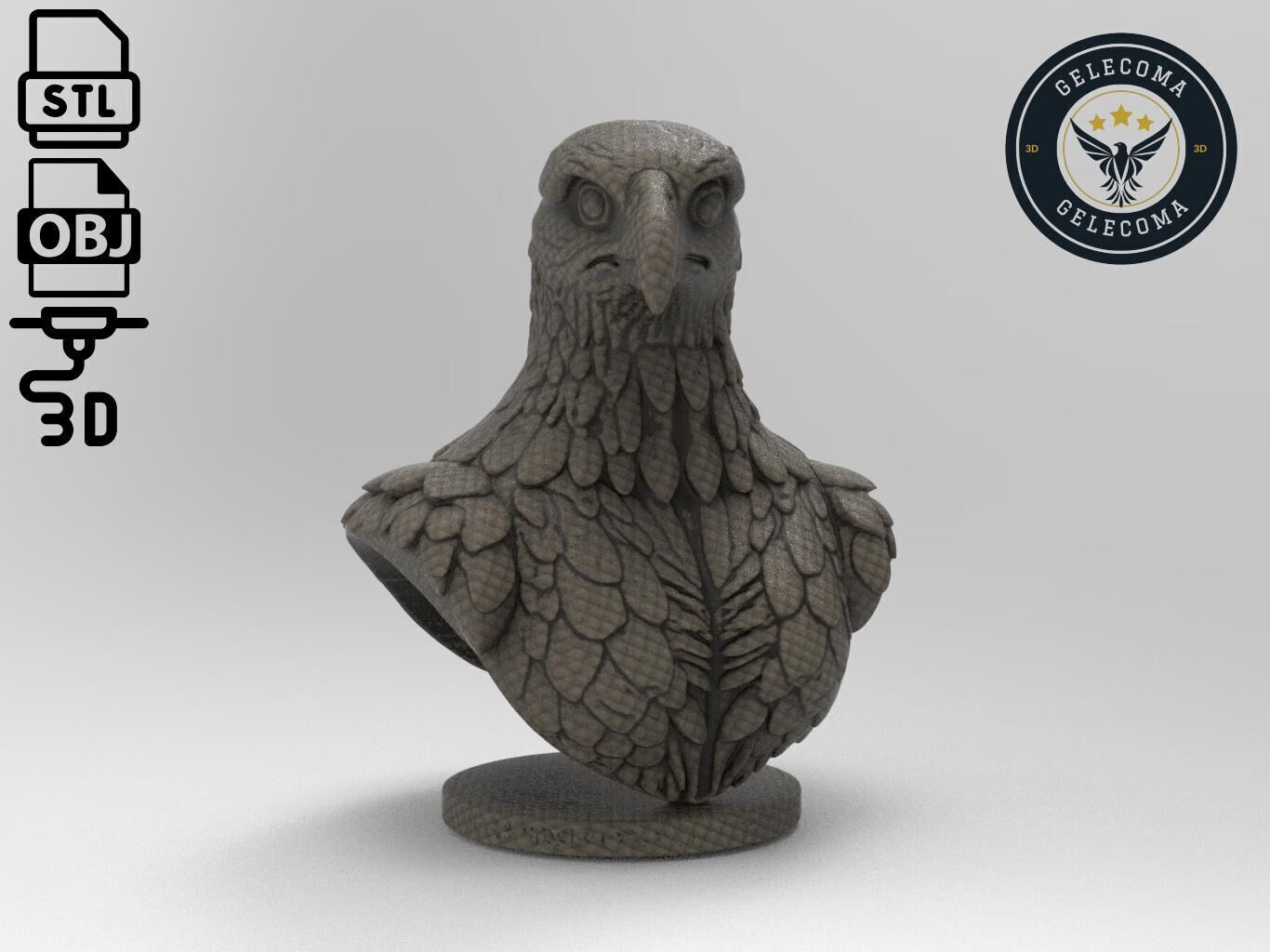 Falcon Animal 3d Printing 3D print model_2