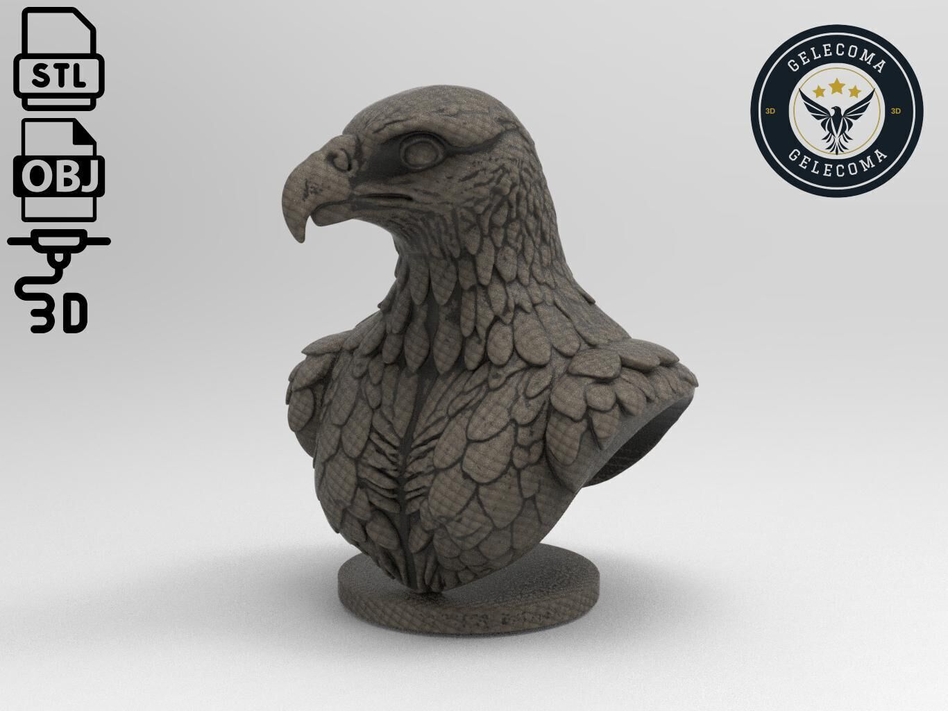 Falcon Animal 3d Printing 3D print model_1