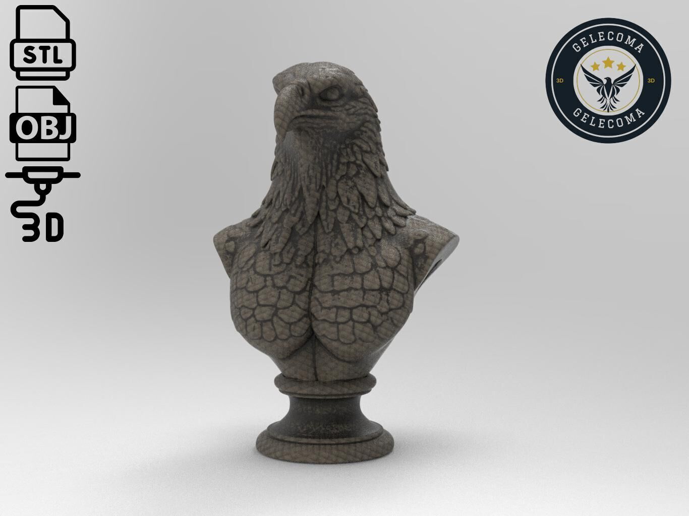 Eagle Animal 3d Printing 3D print model_2
