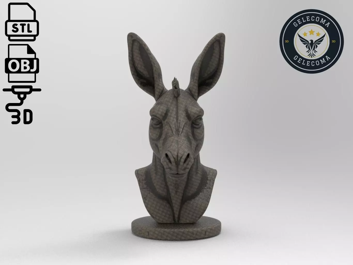Donkey Animal 3d Printing 3D print model_0