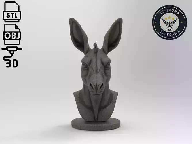 Donkey Animal 3d Printing