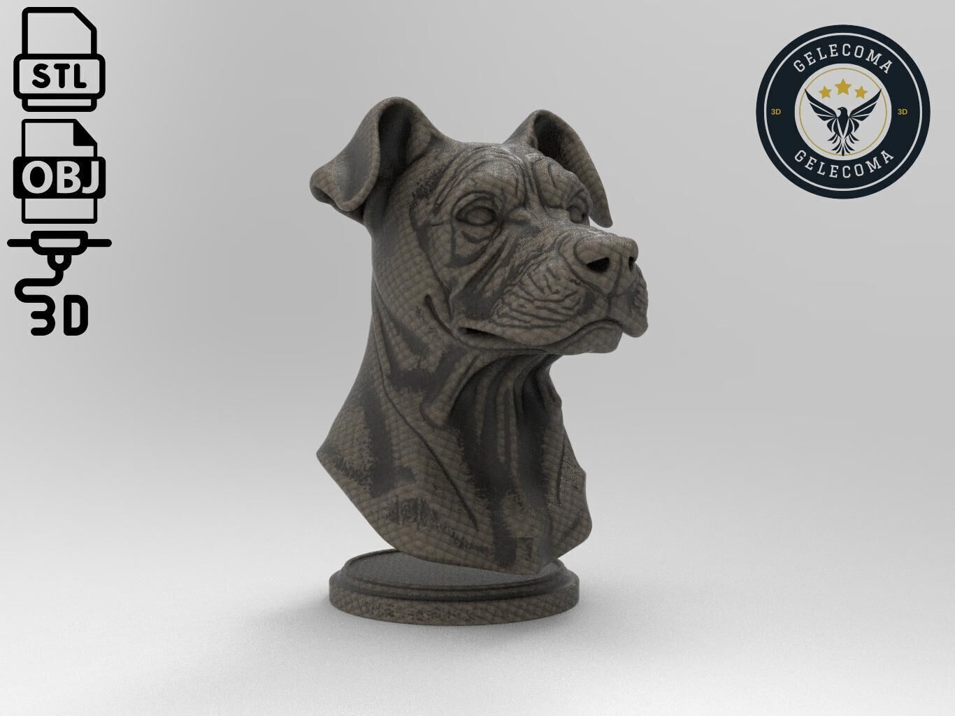 Dog Animal 3d Printing 3D print model_2