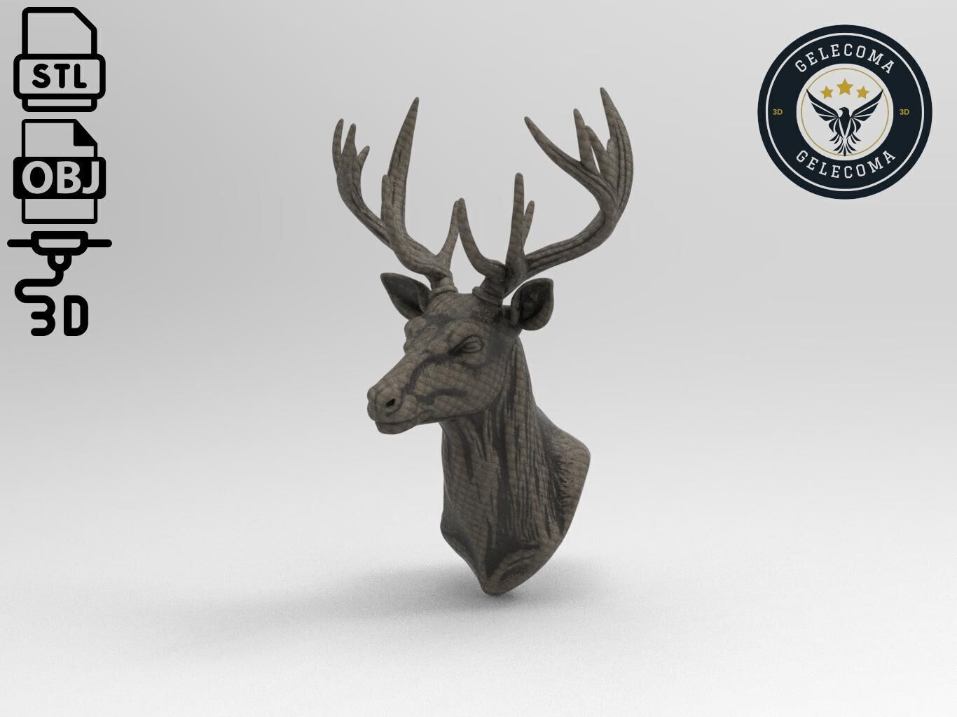 Deer Animal 3d Printing 3D print model_1