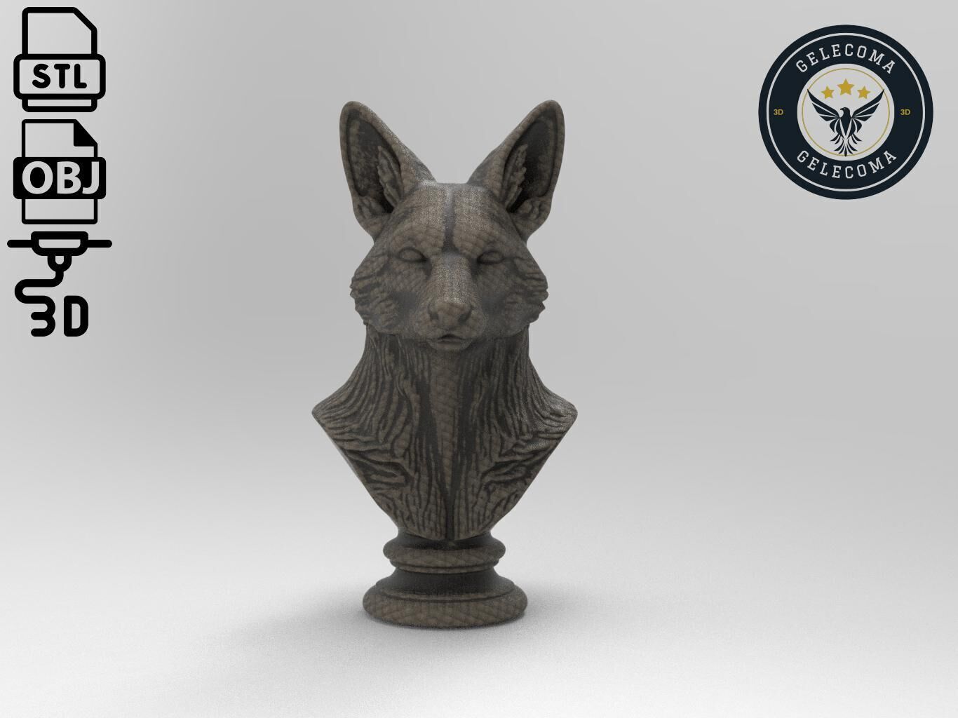 Coyote Animal 3d Printing 3D print model_2