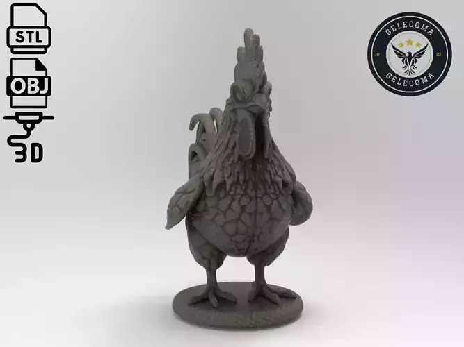 Chicken Animal 3d Printing 3D print model