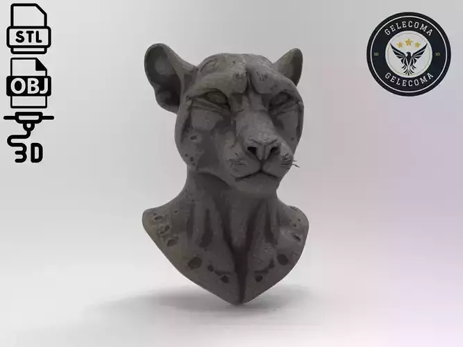 Cheetah Animal 3d Printing 3D print model