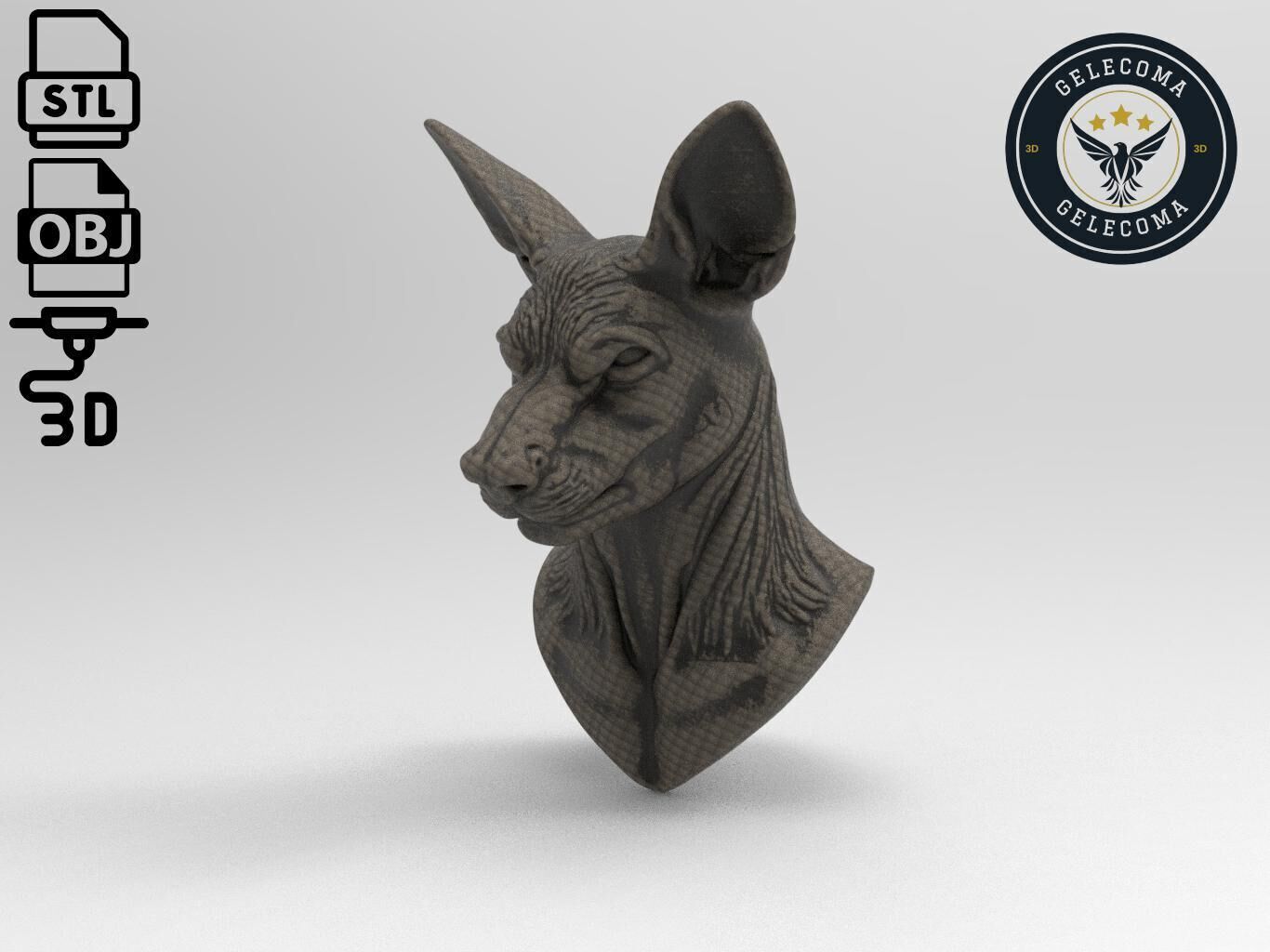 Caracal Animal 3d Printing 3D print model_1