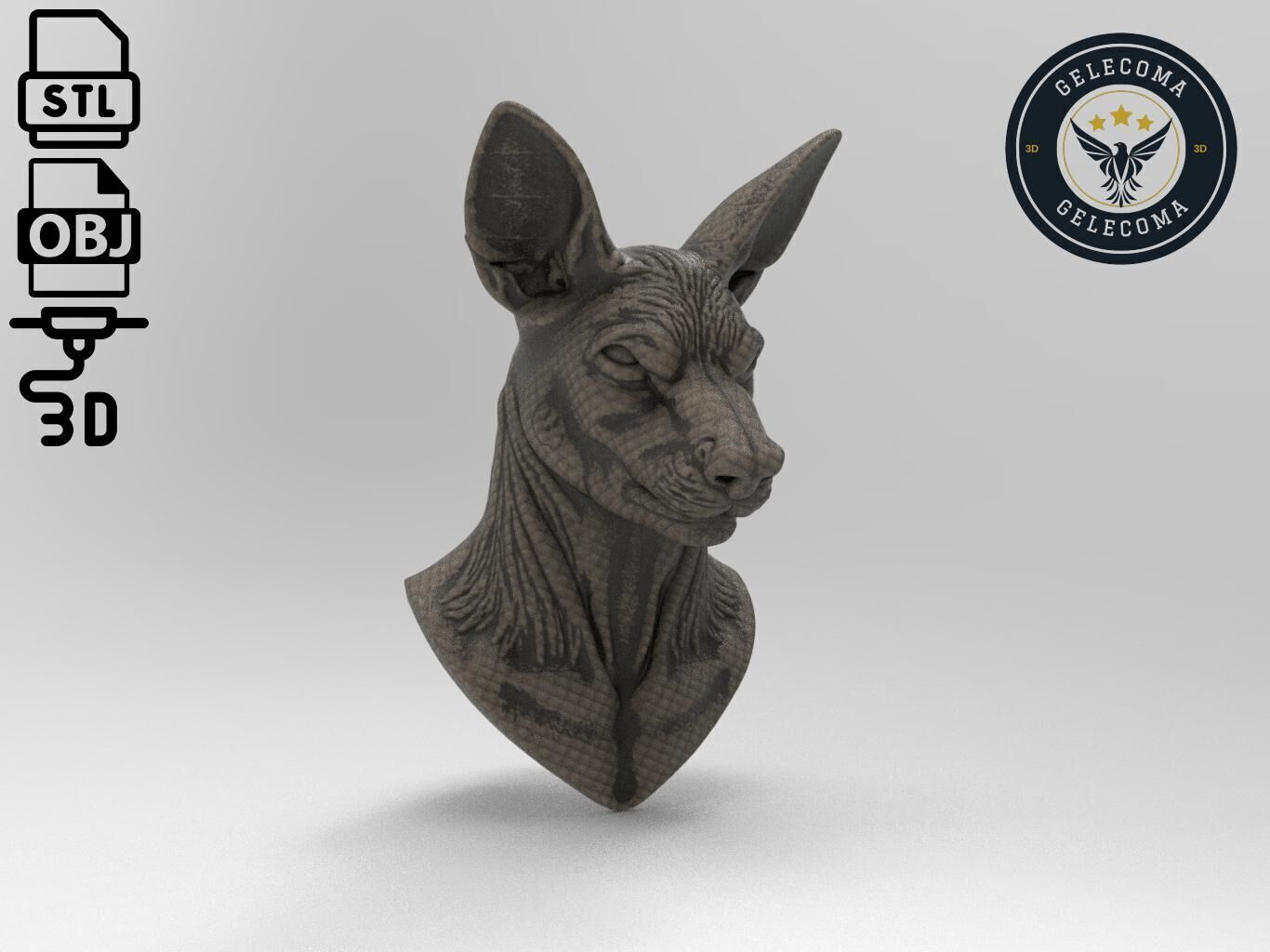 Caracal Animal 3d Printing 3D print model_2