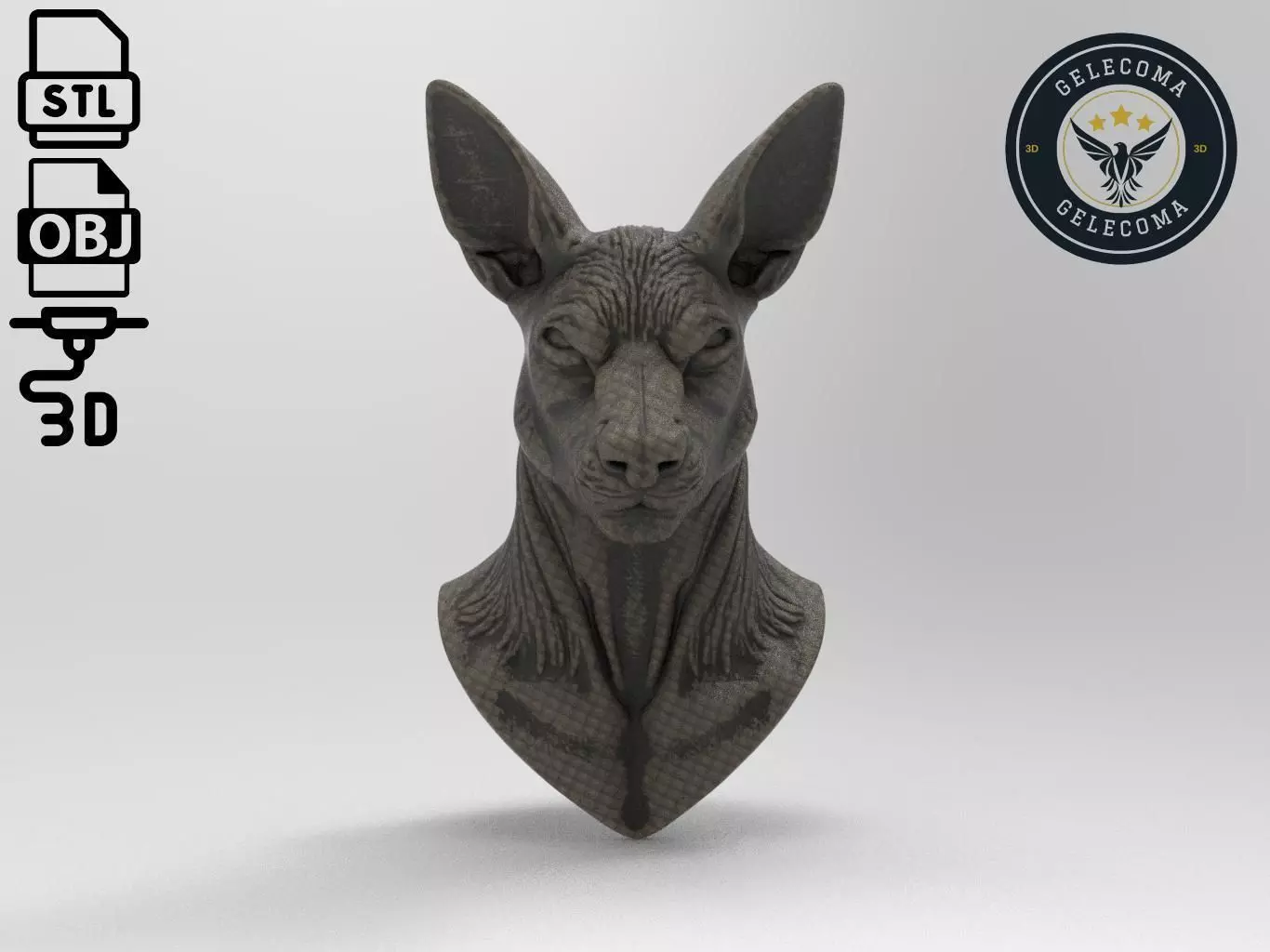 Caracal Animal 3d Printing 3D print model_0