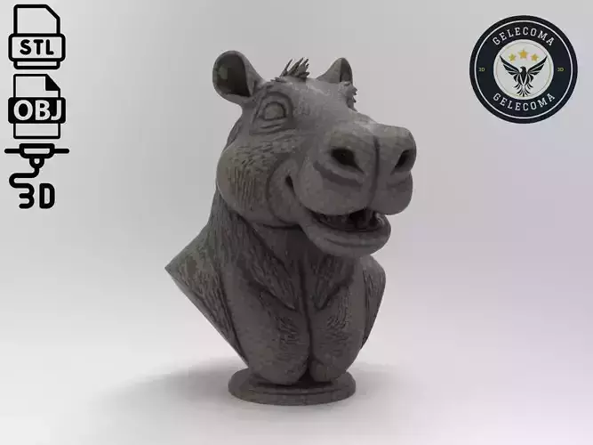 Capybara Animal 3d Printing 3D print model