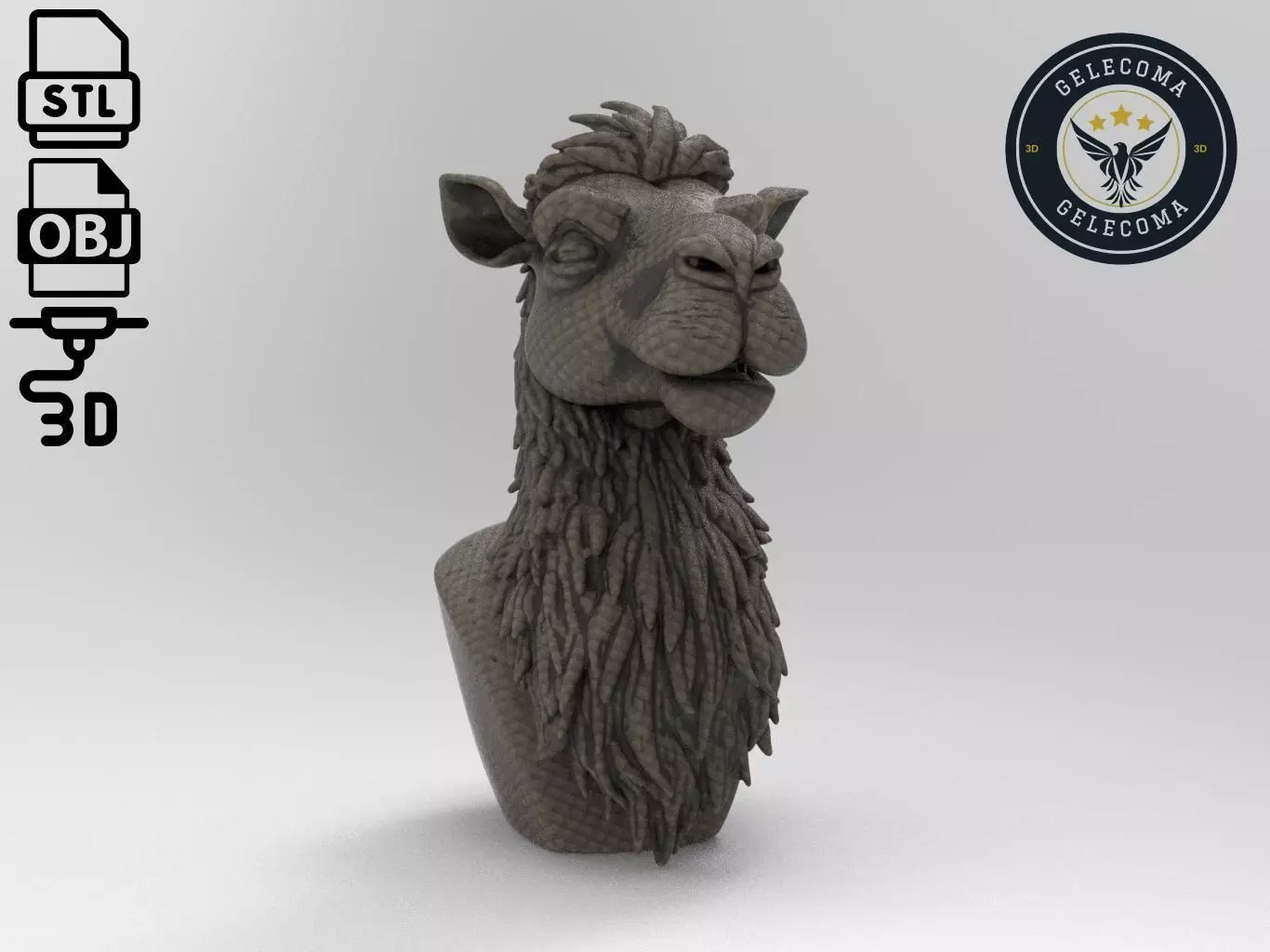 Camel Animal 3d Printing 3D print model