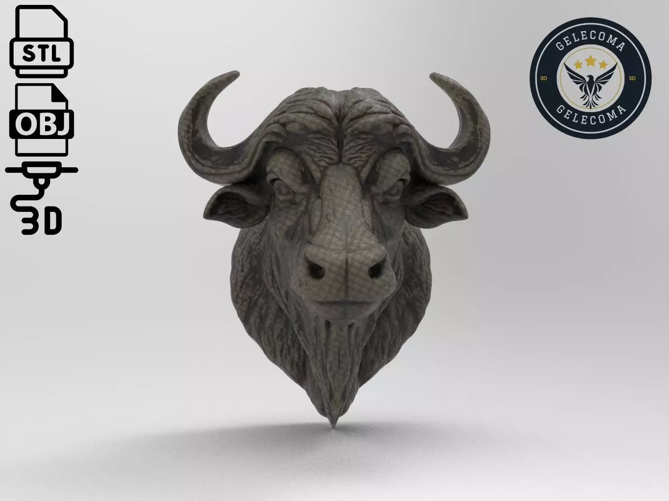 Buffalo Animal 3d Printing 3D print model