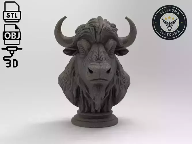 Bison Animal 3d Printing