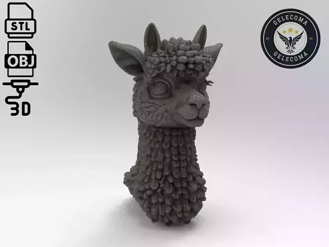 Alpaca Animal 3d Printing
