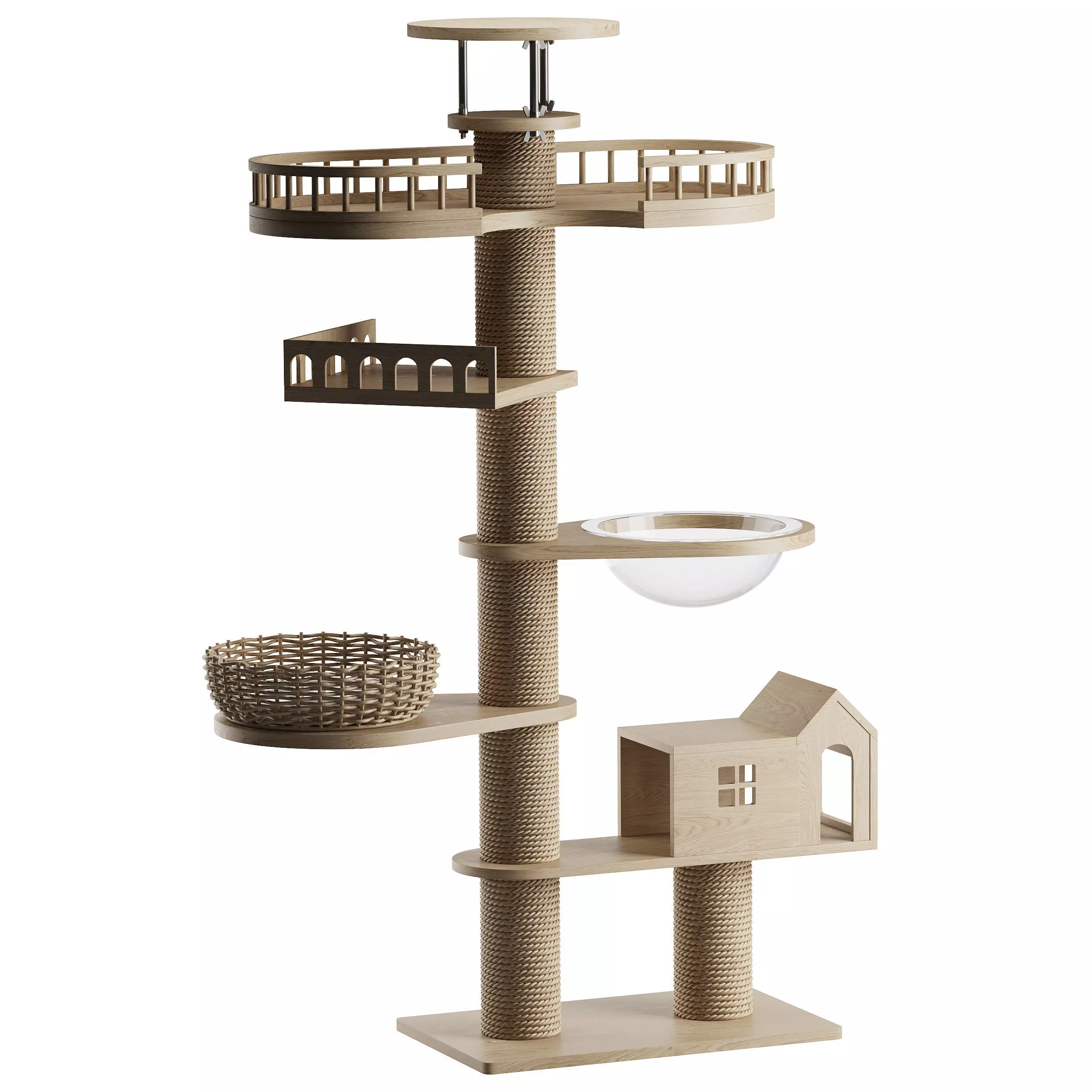 Feline Funhouse 3D model_0