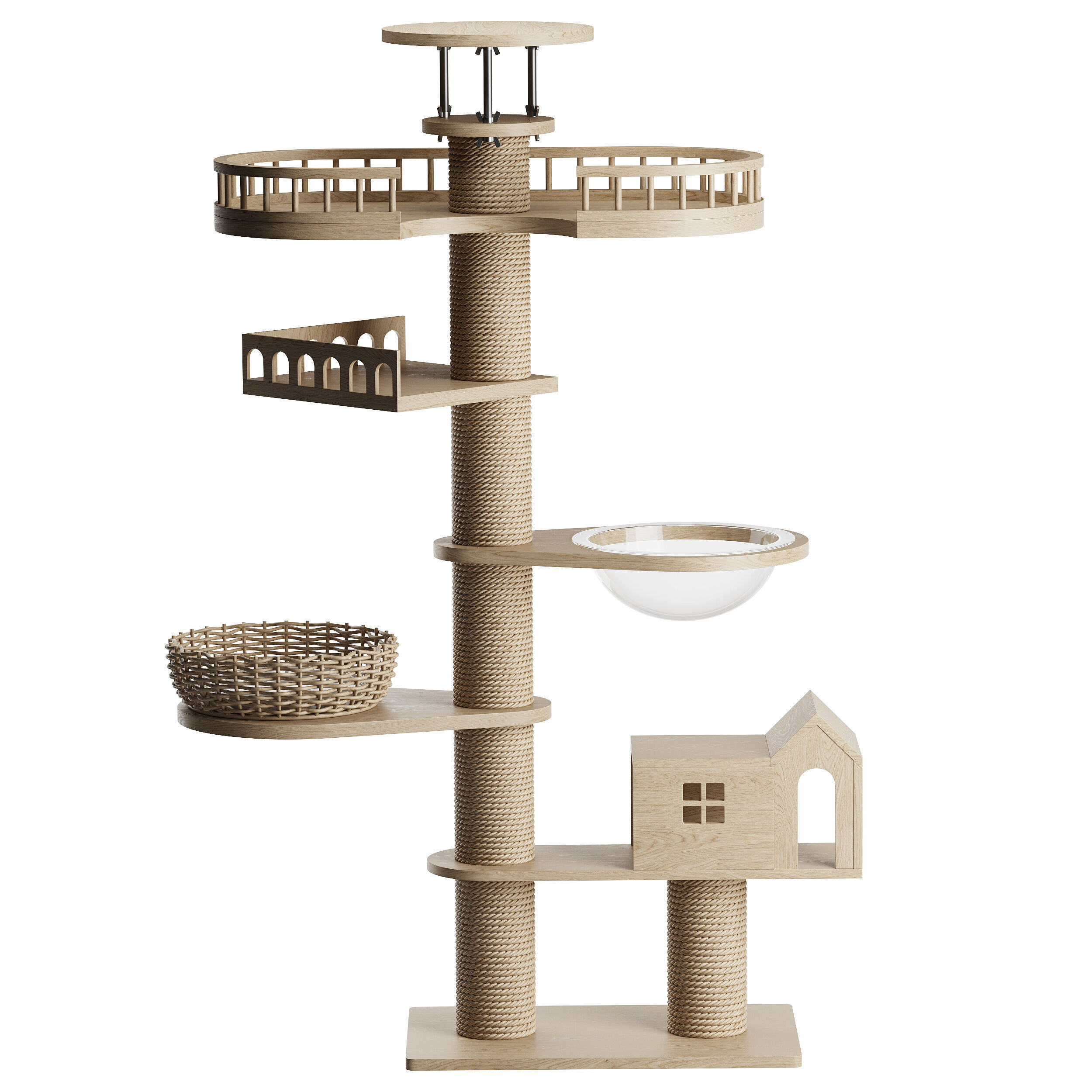 Feline Funhouse 3D model_9