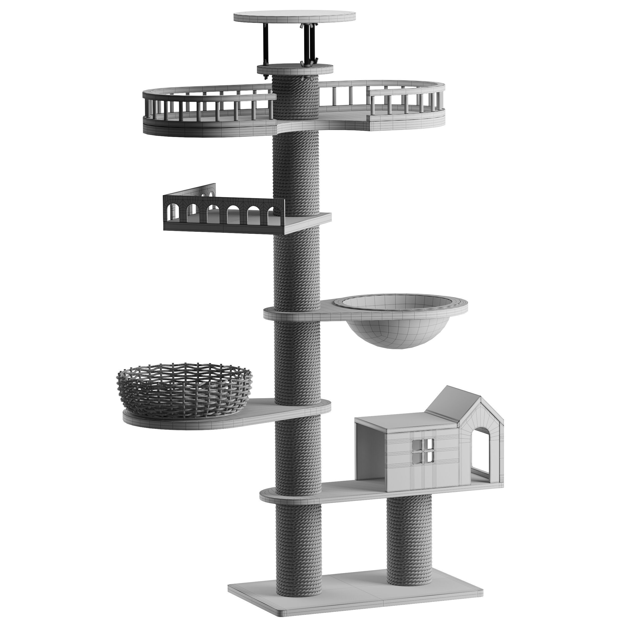 Feline Funhouse 3D model_13