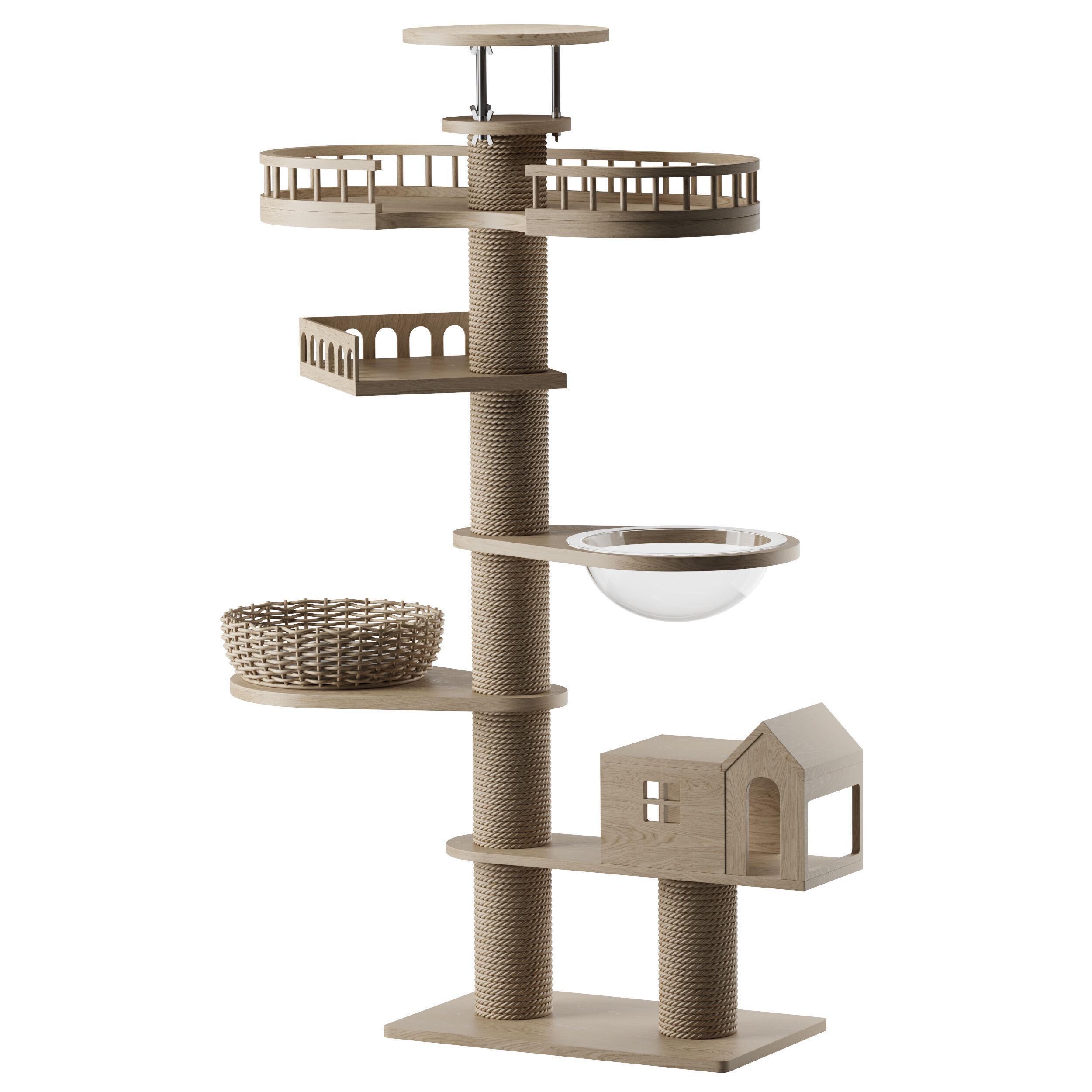 Feline Funhouse 3D model_1