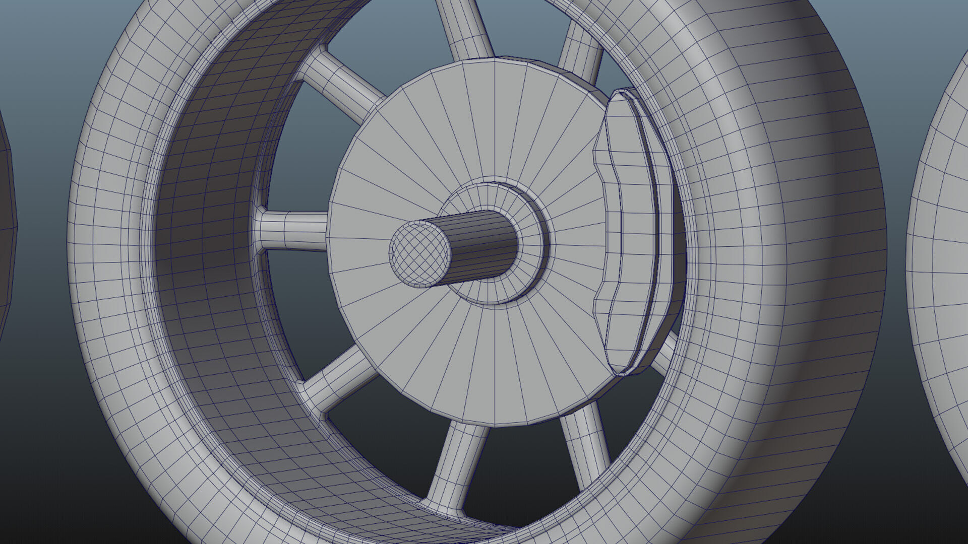 Car wheel pack 3D model_21