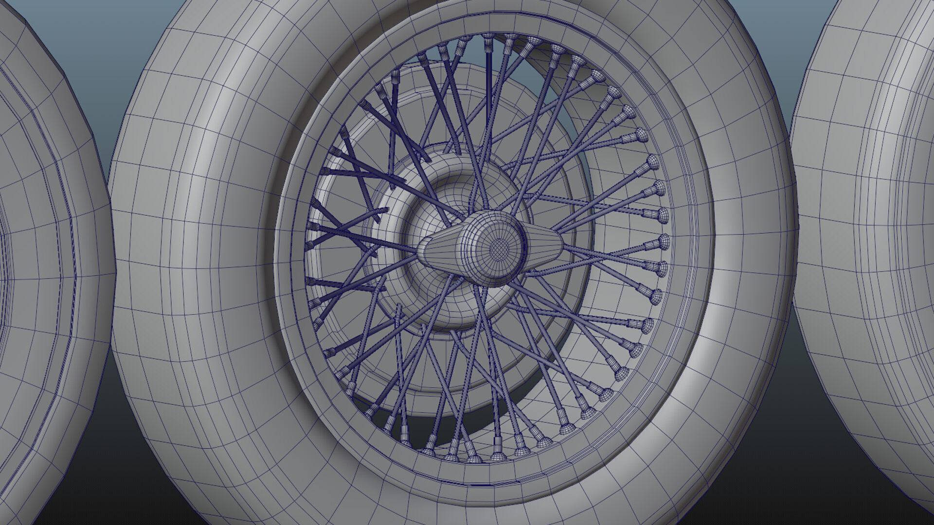 Car wheel pack 3D model_19