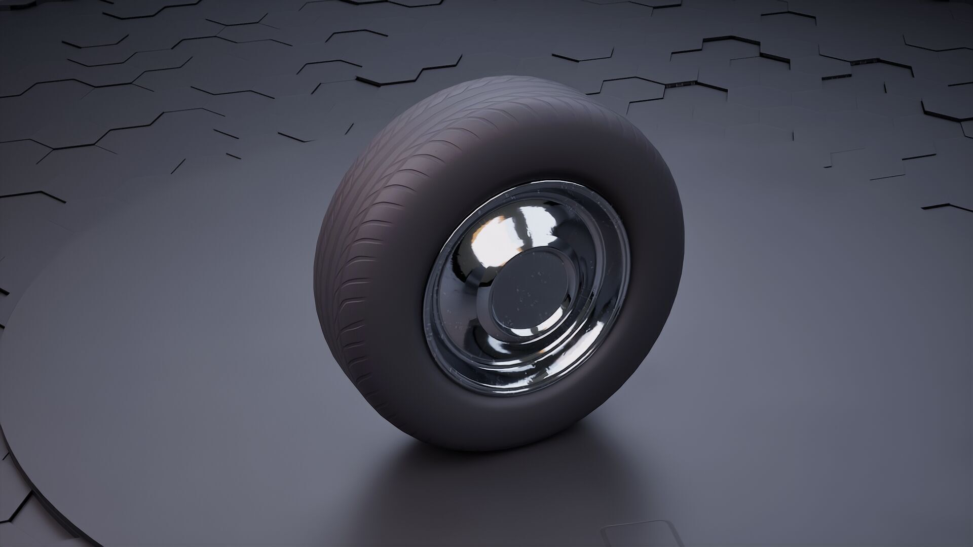 Car wheel pack 3D model_8