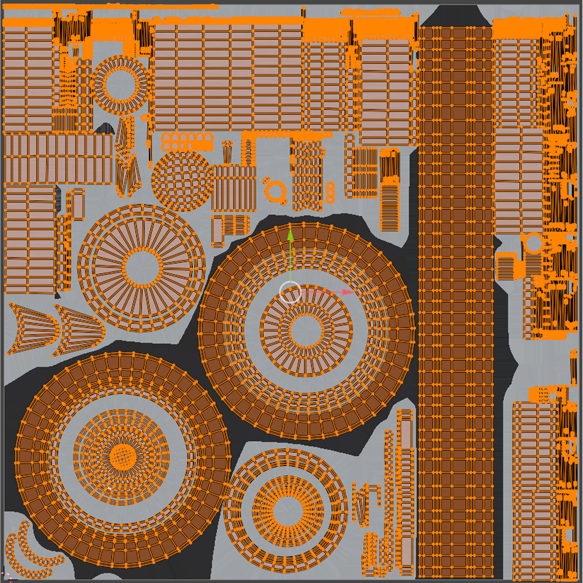 Car wheel pack 3D model_23