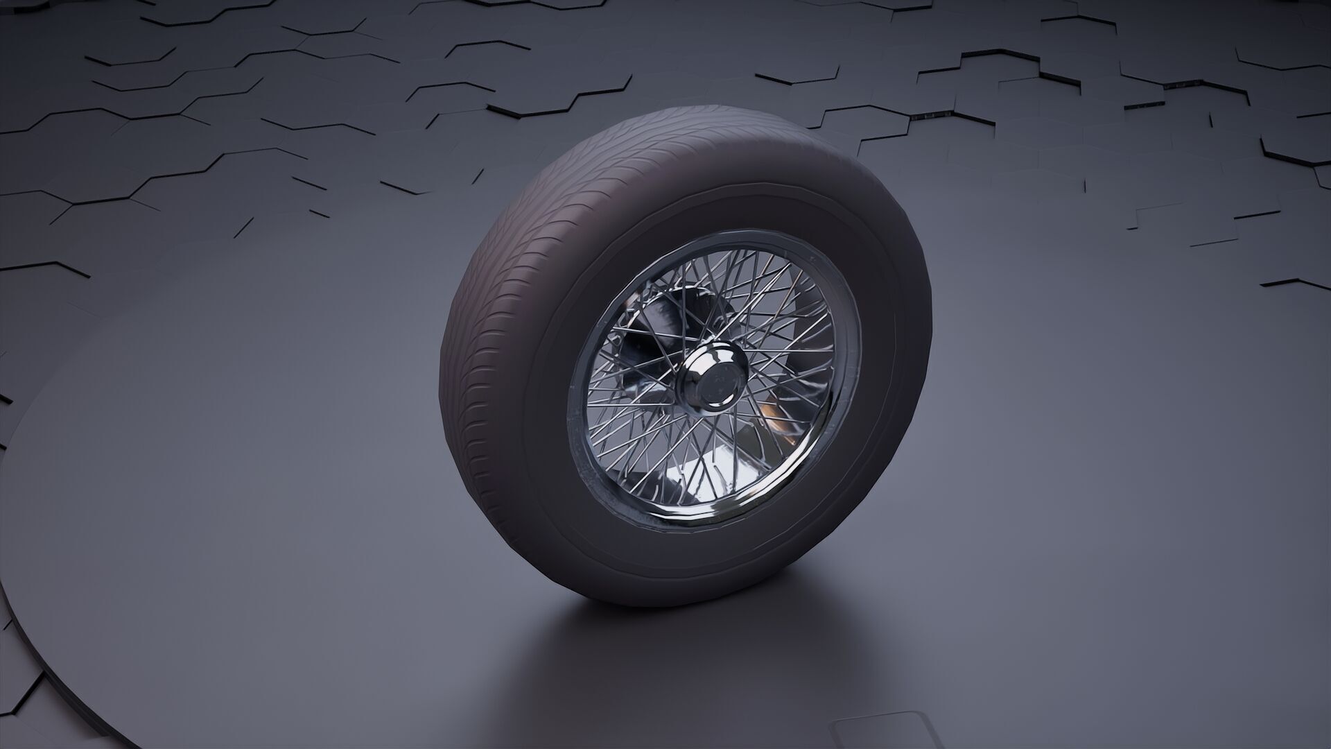 Car wheel pack 3D model_5