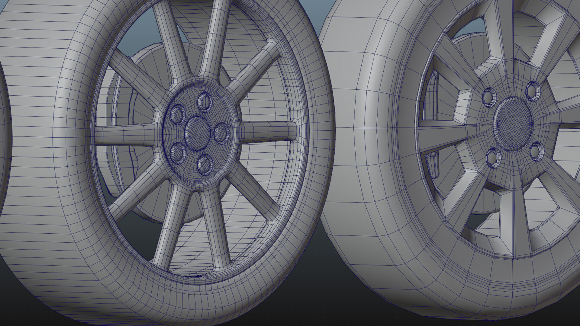 Car wheel pack 3D model_20