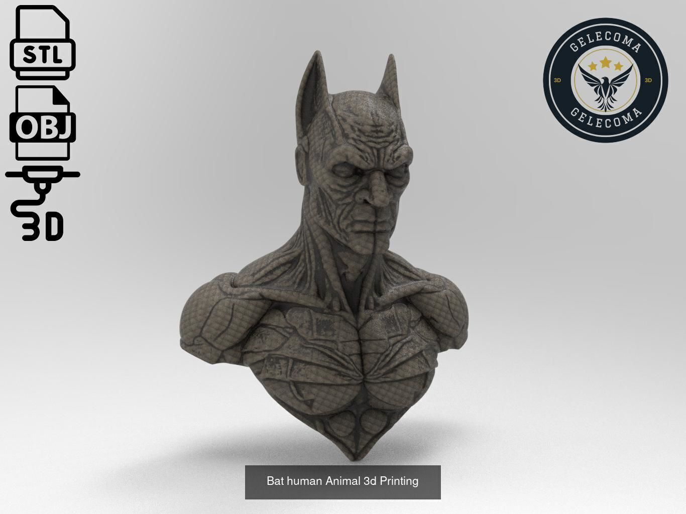 Animal 3D Printing Mega Pack - 92 Different Animal Stl Obj 3D Model Collection_98